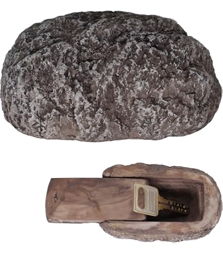 Fake Rock Key Holder Rock Key Fob Stone Key Hider House Key Hider ...