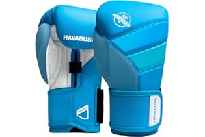 Hayabusa T3 Boxing Gloves for Men and Women Wrist and Knuckle Protection, Dual-X Hook and Loop Closure, Splinted Wrist Suppor