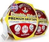 DIY Doctor Double Sided Carpet Tape Heavy Duty 2 Pack 20m x 21mm