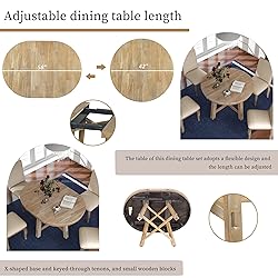 Harper & Bright Designs Kitchen Dining Table Set