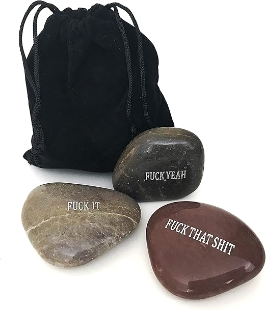 Amazon Com Viva Rebel Piedras De Oracion Inspiradoras Con Texto En Ingles Worry Prayer Stones Con Palabras De Juramento Empowerment Chakra Zen Meditacion Reiki Terapia De Curacion Piedras Para La Ansiedad Juego
