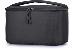 S-ZONE Padded Folding Camera Bag for DSLR SLR Camera TLR Sony Canon Nikon or Flash