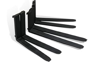 INTELLA LIFTPARTS INC. Forklift forks, 42" length, 2 piece set, 5,500 lbs lifting capacity, 4" Width x 1-1/2" Thickness