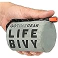 Go Time Gear Life Bivy Emergency Survival Sleeping Bag Thermal Bivy - Use as Emergency Bivy Sack, Survival Sleeping Bag, Mylar Emergency Blanket