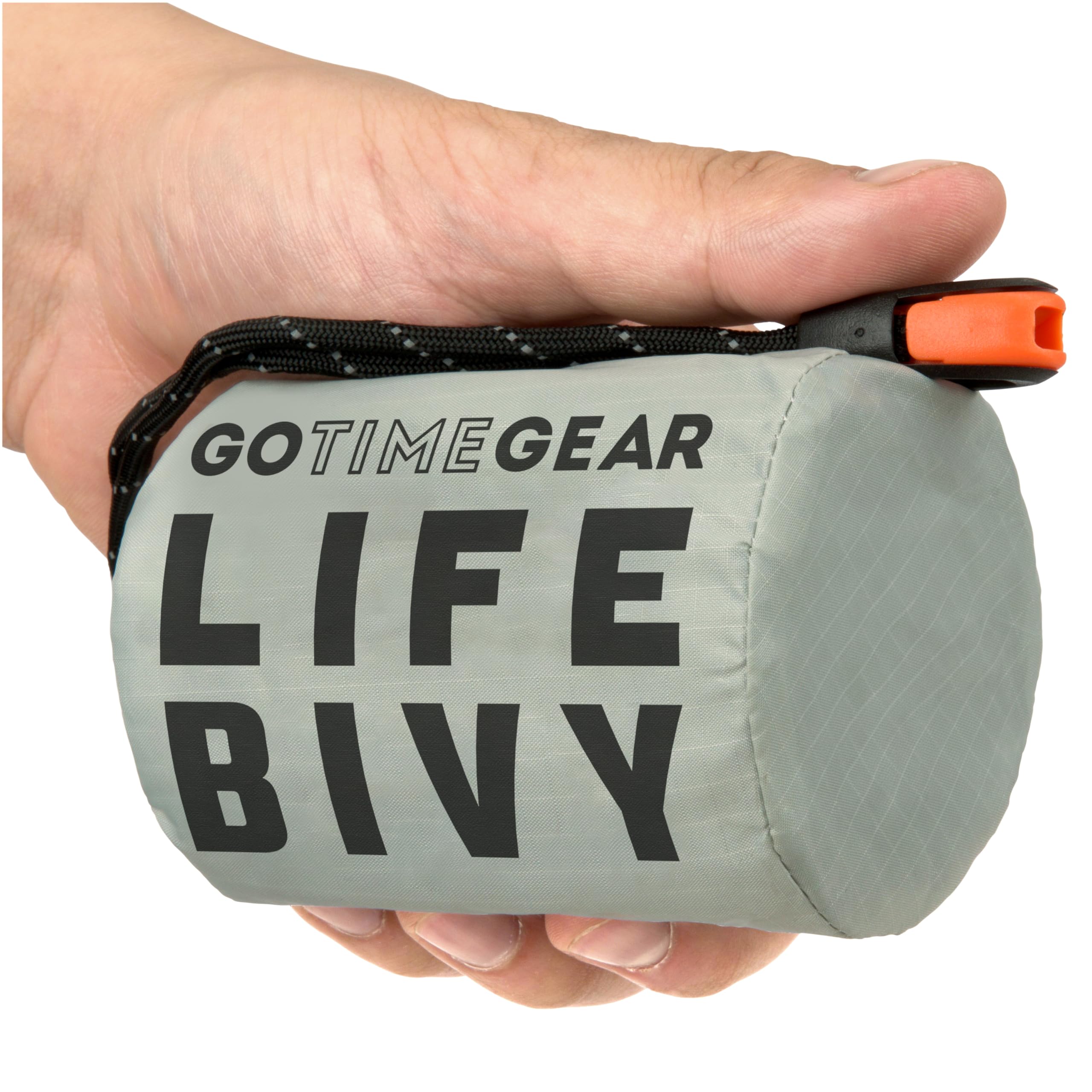 Go Time Gear Life Bivy Emergency Survival Shelter - 2 Person Tube Tent - Survival Tarp, Snow Camo 1 Pack — image 1