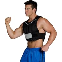 20-Pound CAP Barbell Adjustable Weighted Vest (Black)