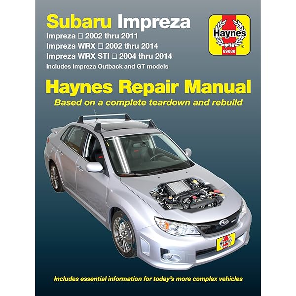 Subaru Impreza 2002-14 Repair Manual: Chilton Book Company