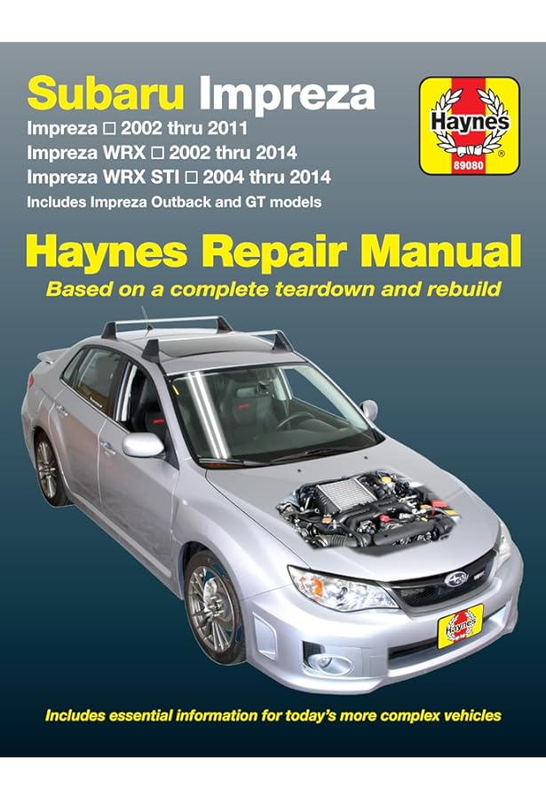 Subaru Impreza 2002-14 Repair Manual: Chilton Book Company