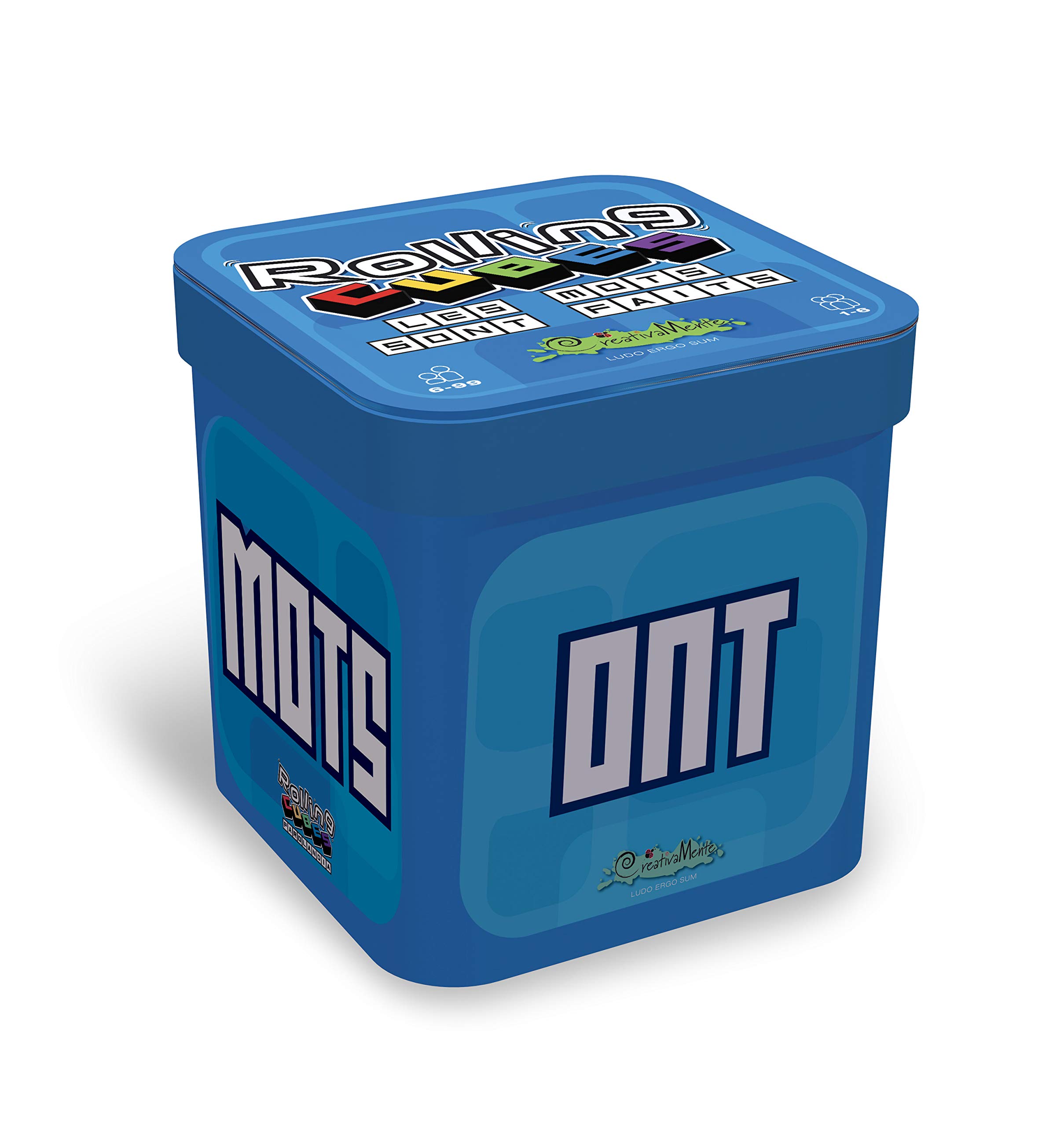 CreativaMente- Rolling Cubes Les Mots ONT la Parole, Multicoloured, 556