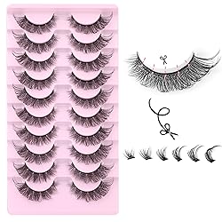 wiwoseo Cluster Russian Strip Lashes that Look Like