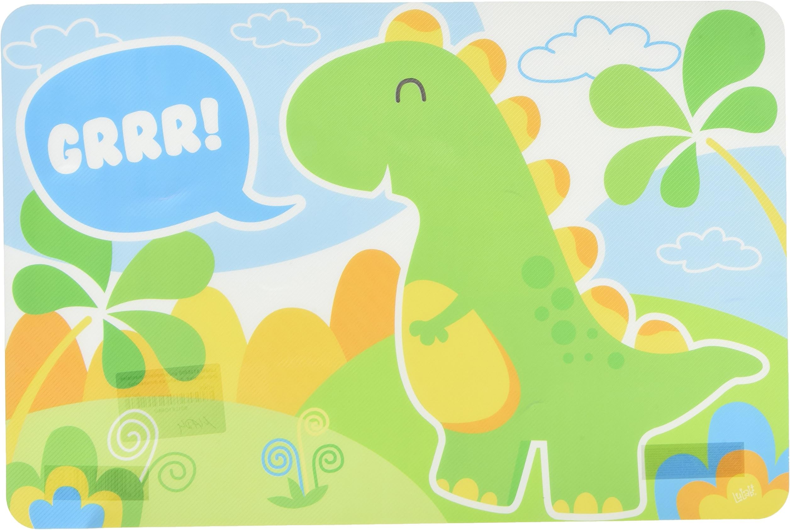 Lulabi 8136400 Dinosaurs Placemat, Polypropylene, Multi-Colour, 45 x 30 x 1 cm