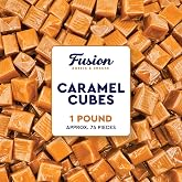 Caramel Cubes Candy, 1 Pound Bulk Bag, Individually Wrapped, Approx 75 Ct.. | Soft, Chewy, Classic Vanilla Caramel Flavor, Old Fashioned Candy, Great For Baking, Snacking, Gifting, Parties, Candy Bowls