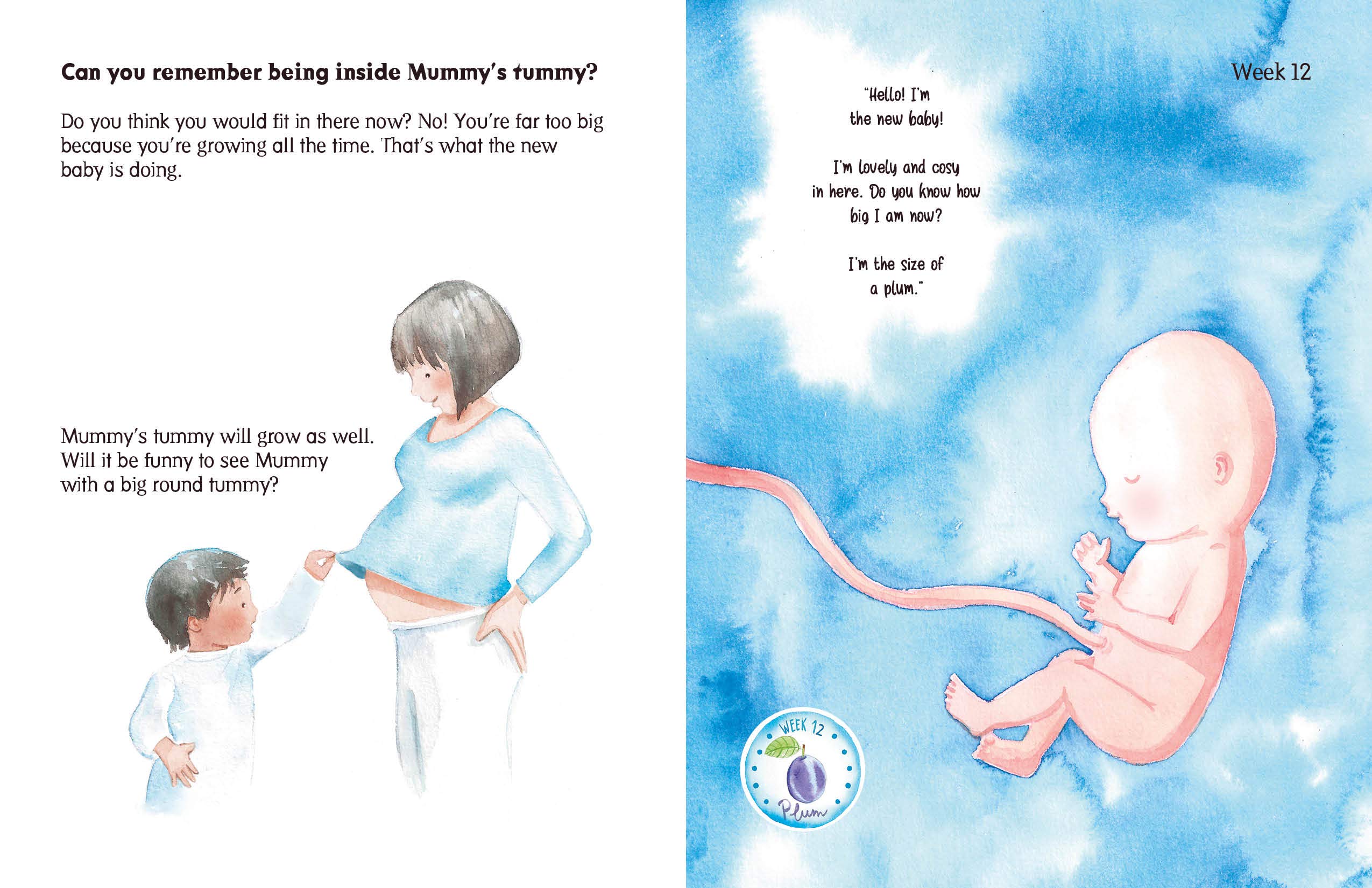 babies in mummy's tummy