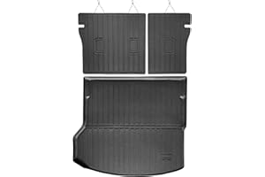 AUXKO All Weather Cargo Mat Rear Back Seat Protector Fits for Chevrolet Equinox EV 2024 2025 2026 TPE Rubber Liner Equinox EV