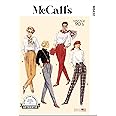 McCall's Misses' Vintage 1990's Pants Sewing Pattern Kit, Design Code M8432, Sizes 8-10-12-14-16