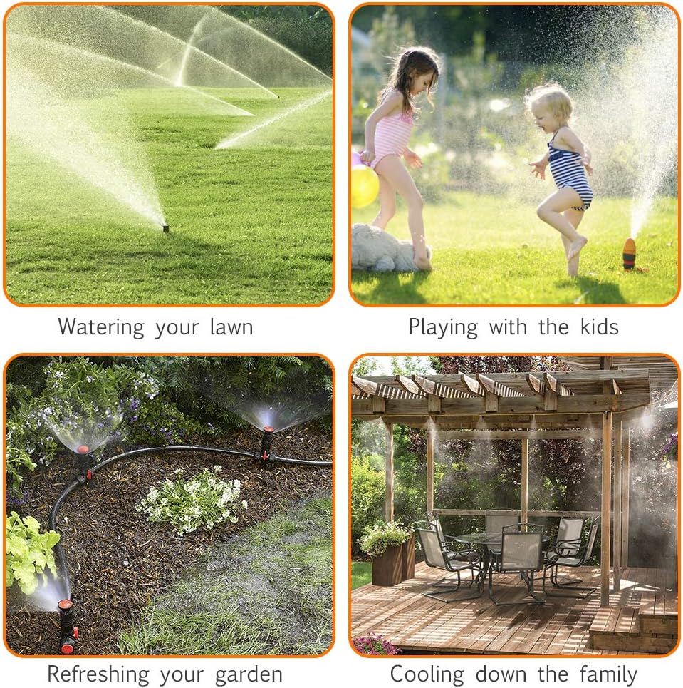 moistenland Watering Hose Timer, Single-Outlet Garden Hose Faucet Timer, Automatic Irrigation System Controller Watering Digital Timer One-Touch Operation (Green) : Garden & Outdoor