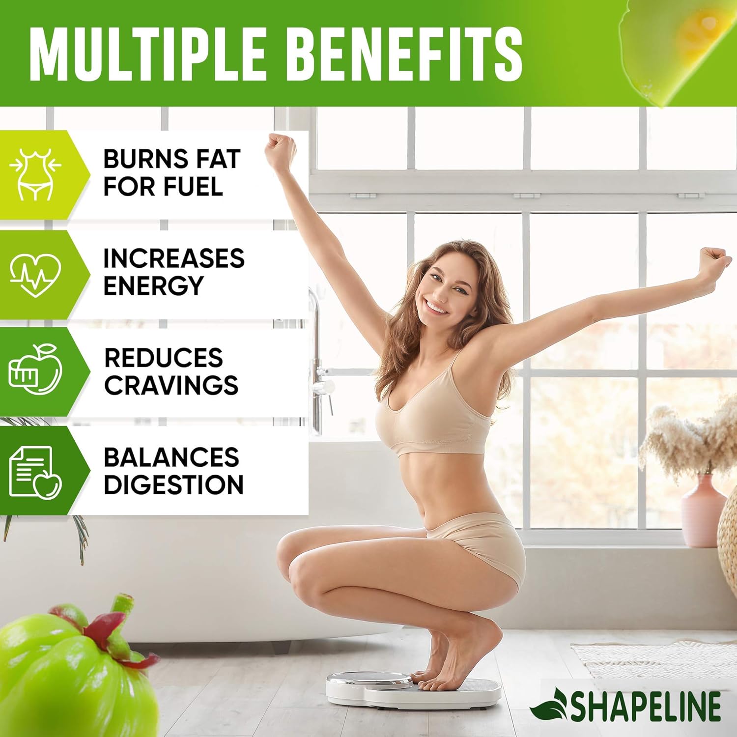 Weight Loss Drops - Appetite Suppressant for Women & Men - Made in The USA - Natural Metabolism Booster - Fast Weight Loss - Diet Drops with Garcinia Cambogia, L-Arginine & L-Glutamine: Health & Personal Care