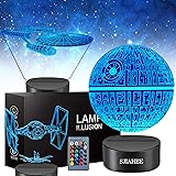 3D Star Wars Lamp - Star Wars Gifts - Star Wars Light - Star Wars Lamp& Perfect Gifts for Kids and Star Wars Fans