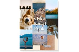 Daily Dopamine Vision Board Book - Scrapbook, Magazine, Junk Journal Supplies | 850+ Categorized Pictures & Quotes| Aesthetic Dream Board for Women & Affirmations -Collage Book for Goal- Setting
