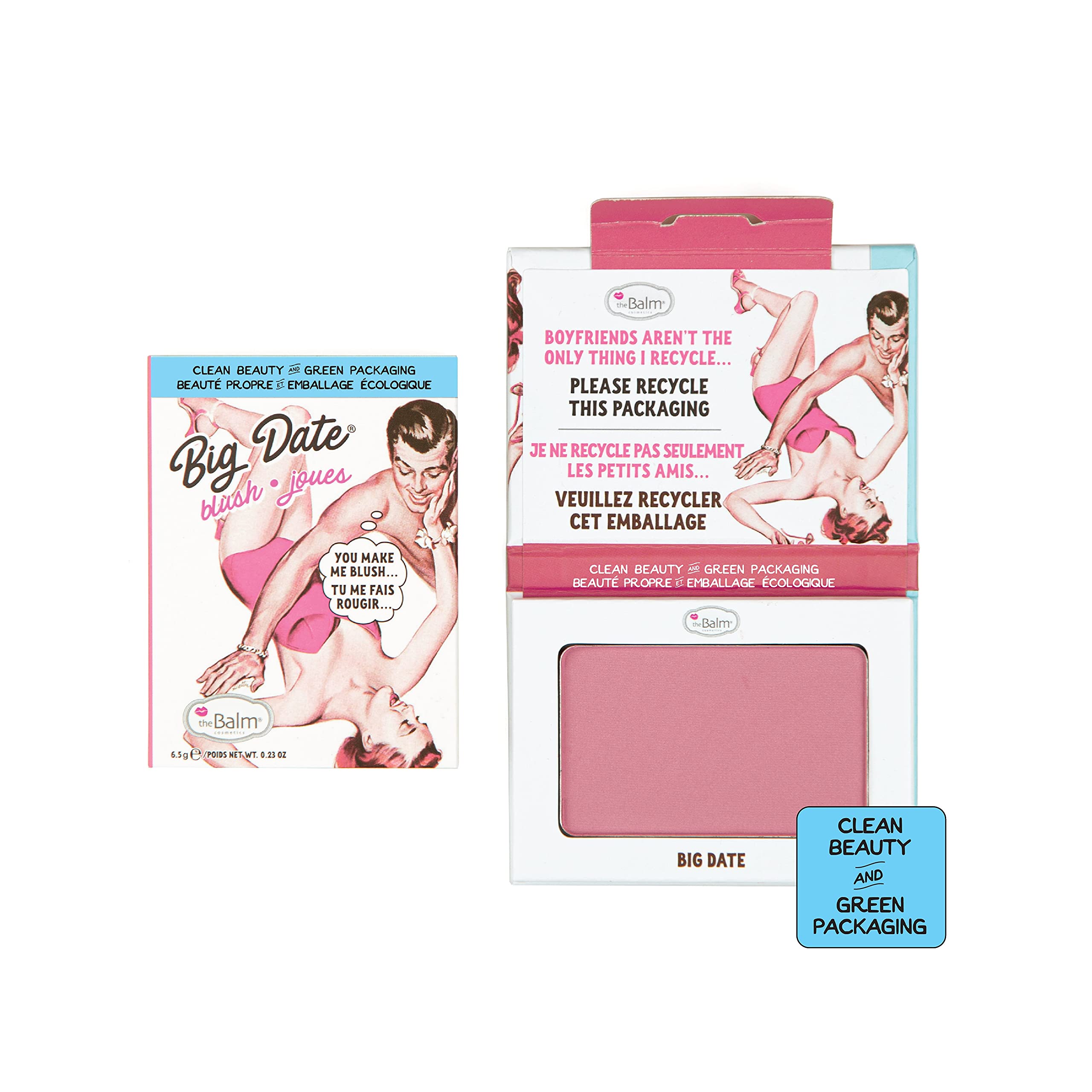 theBalm Clean and Green Powder Blush