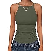 ANRABESS Womens Camis Spaghetti Straps Tank Tops High Square Neck Sleeveless Racerback Camisole Shirts Summer Basic Tee