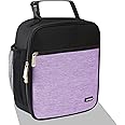 Lunch box Lunch bag for men women Insulated Lunchbox Lunch bags for Work Picnic Travel (Thicken light purple)