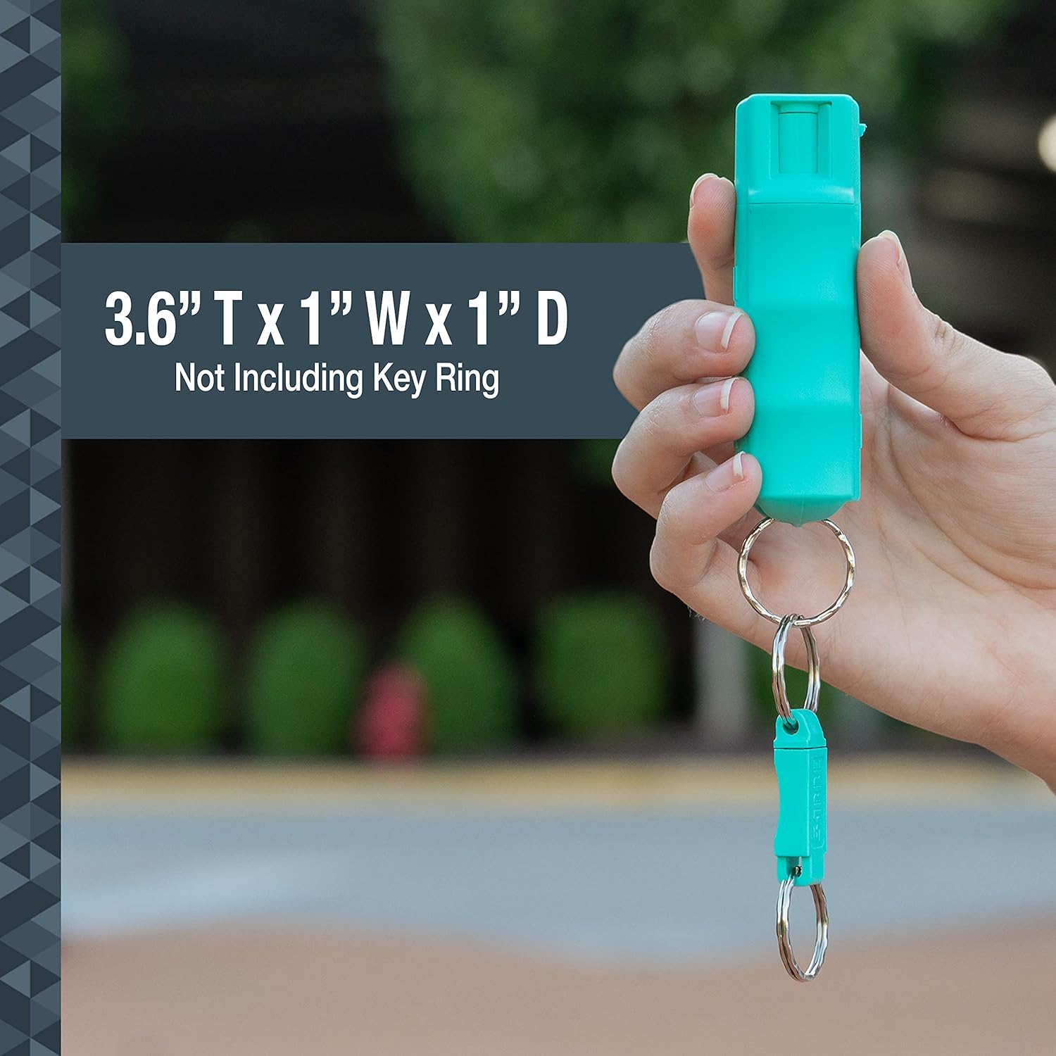 SABRE Pepper Spray Keychain, 25 Bursts of Max Police Strength OC Spray (5X Other Brands), Quick Release Key Ring For Easy Access, 10-Foot Range, Finger Grip For Accurate Aim, Assorted Color Multipacks : Industrial & Scientific