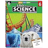 180 Days™: Science, Earth and Space Science for 6th Grade Practice Workbook for Classroom and Home, Cool and Fun Practice Created by Teachers