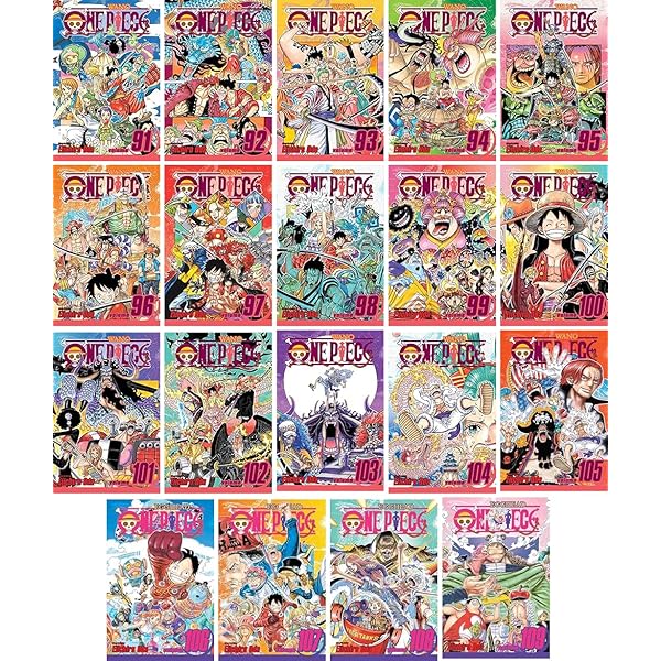 One Piece Manga box set Series 91 - 108 (18 books): by Eiichiro