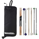 Innovative Percussion FP2 Fundamental Series Intermediate Pack with Stick Bag Rock Drumsticks, inch