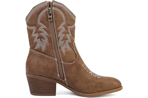 Cowboy Boots Woman Cowgirl Boot Botte Cowboy Femme Western Women Calf Ankle Booties for Ladies