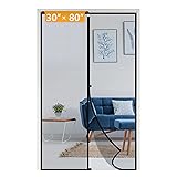Yotache Fiberglass Magnetic Screen Door Fits Door