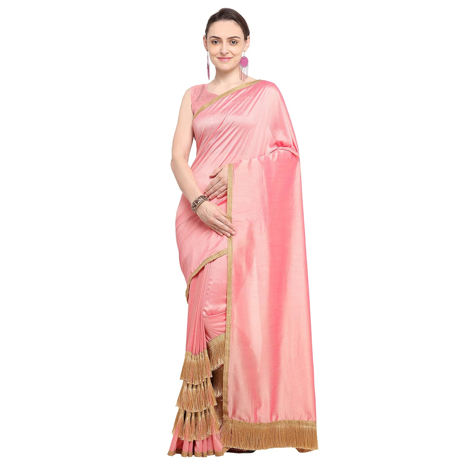 womanista saree with blouse piece