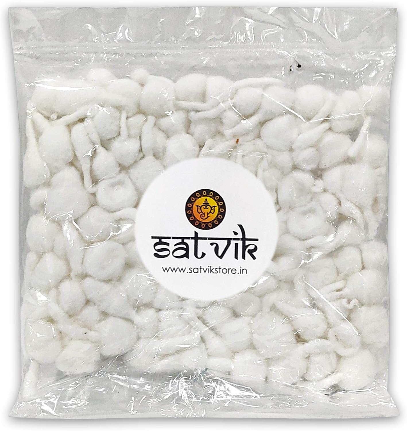 Craftsman Handmade Round Cotton Wicks Jyote Batti For Diwali Deepawali Puja Diya. Religious Akhand Oil Lamp. Hindu Mandir Pooja (500 PC)