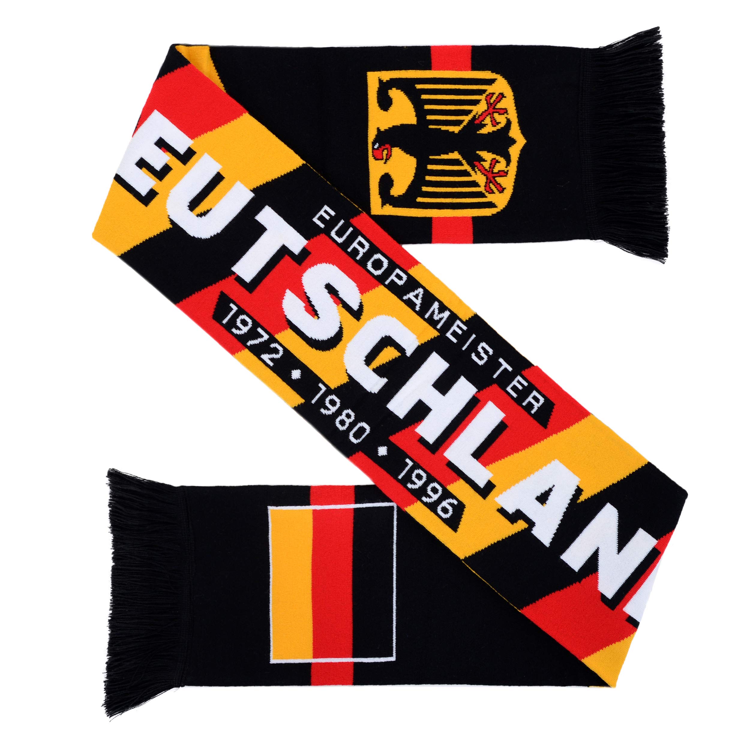 Euroscarves National Football High-Definition HD Knit Scarf (Germany Black)