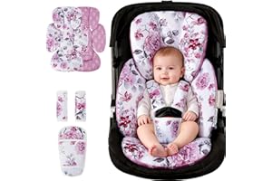 MAMATEPE Infant Car Seat Insert for Newborn，Preemie Newborn Infant Insert, Newborn Car Seat Insert Head Body Support for Stroller, Baby Swing, Rocker, Bouncer, Bassinet, 2-in-1 Reversible