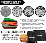 TheFitLife Resistance Bands Set with Handles Door Anchor Ankle Straps 5 Bands view 4