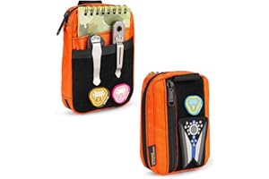 VIPERADE VE26 EDC Pouch Organizer with 11 Compartments, Small Tool Pouch with DIY Patches Area, EDC Pocket Organizer for Muti