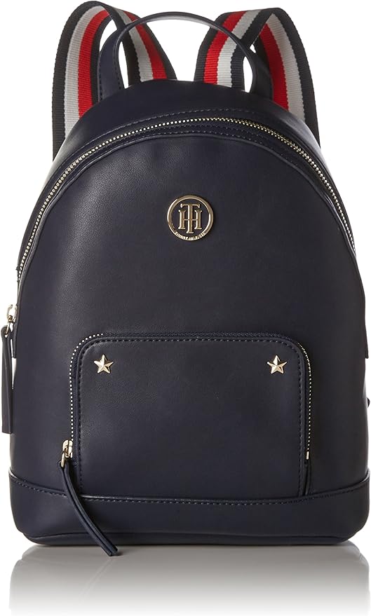 Tommy Hilfiger Youthful Novelty Backpack, Damen Rucksack, Bleu (Tommy Navy), 10.5x28x21.5 cm (W
