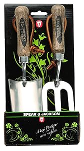 Spear & Jackson 50604 Set of 2 Stainless Steel Mini Flower Tools