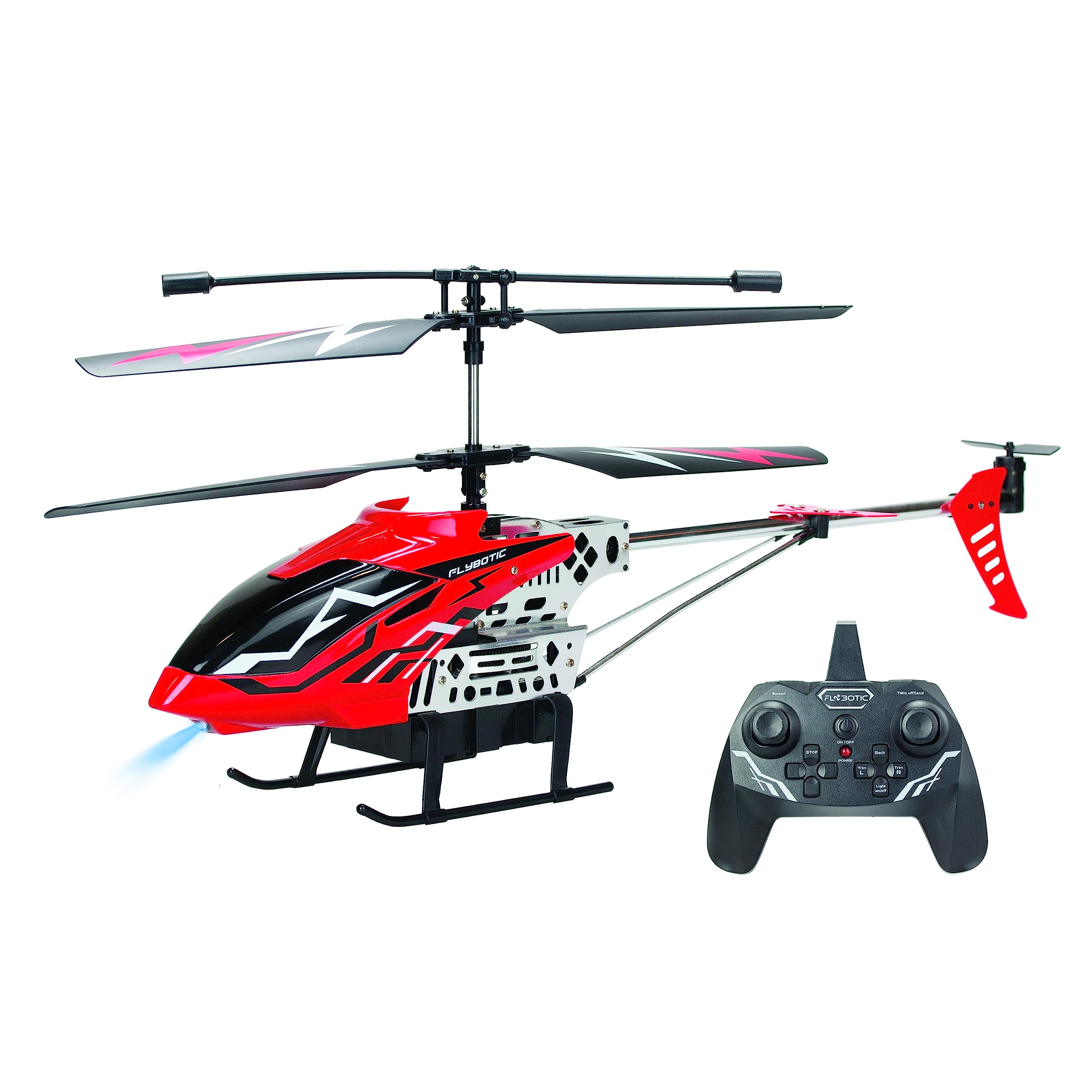 Silverlit Flybotic Sky Knight Large Helicopter 43 cm for Children and Adults 2.4 GHz Technology Light Effects Indoor/Outdoor Use for Ages 14 and Above