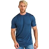 Merino.tech Merino Wool T-Shirt Mens - 100% Merino Wool Undershirt Lightweight Base Layer