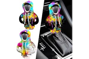 XWQWD 2PCS Car Accessories Gear Shift Hoodie Car Accessories Interior Men Women Shift Knob Hoodie Car Decor Car Shifter Hoodie Car Shifter Hoodie -J