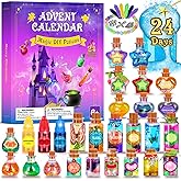 Advent Calendar 2025 for Girls - 24 Days Magic DIY Potion Kit Christmas Countdown Calendar, Halloween Gifts Arts and Crafts Stocking Stuffers Activities Toys for Kids Girl