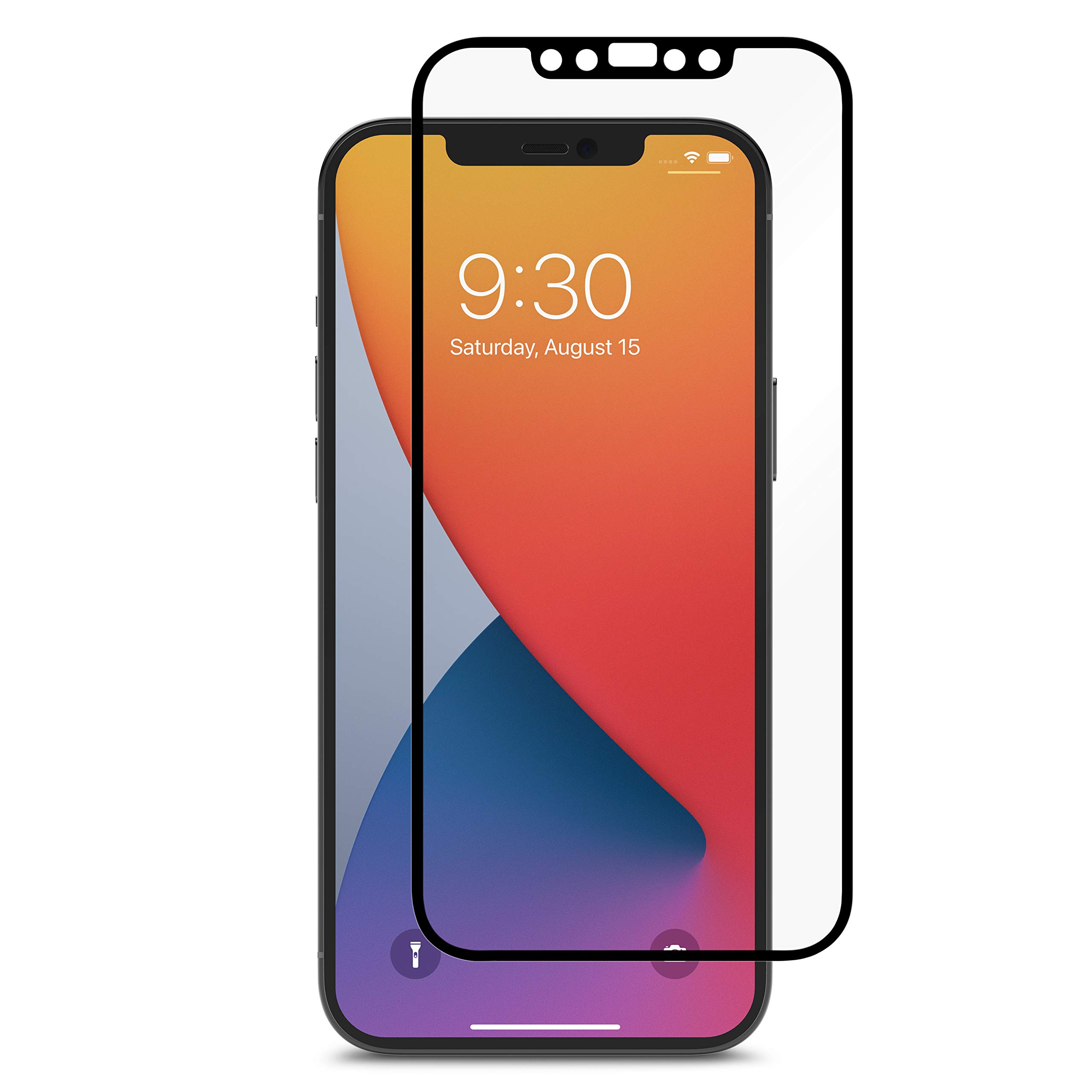 Moshi iVisor AG Matte Screen Protector Compatible with iPhone 12/iPhone 12 Pro Screen Protector, Edge-to-Edge, Anti-glare, Matte, Easy Install, Bubble-proof, for 6.1" iPhone 12/12 Pro