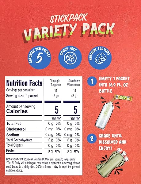KLASS AGUAS FRESCAS POWDERED DRINK MIX | 44 SUGAR FREE POWDER PACKETS | FLAVORS – CUCUMBER LIMEADE PINEAPPLE TANGERINE STRAWBERRY WATERMELON & HIBISCUS BERRIES – WATER ENHANCER TO GO!