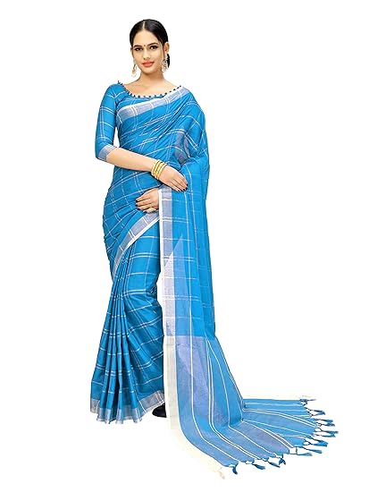 Cotton with Blouse Piece Saree