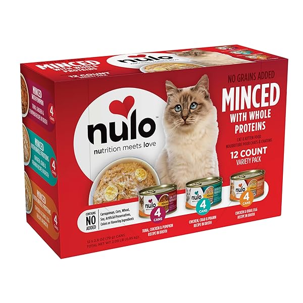 NULO GRAIN-FREE MINCED WITH WHOLE PROTEINS WET CANNED...