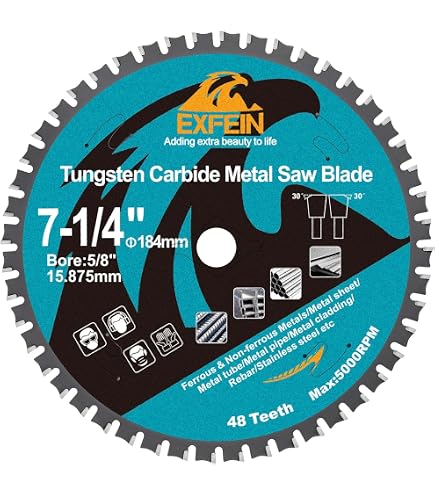 Lame De Scie Circulaire Diablo Cermet II Carbure 48 Dents 7-1/4" - Occasion Fonctionnelle