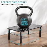 BONTEC Adjustable Monitor Stand Ergonomic Riser 3 Height Levels 100/120/140mm view 2